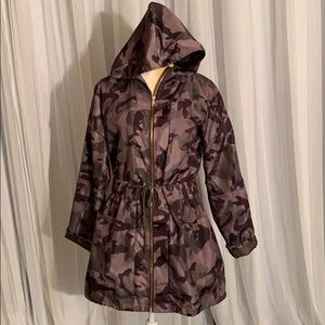 NWOT Camo Rain jacket!